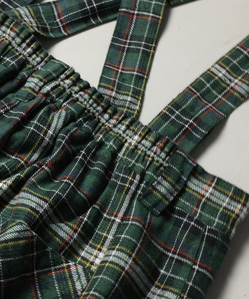 soulberry（ソウルベリー）の「「チェックらぼ」のタータンチェックなサスペンダーパンツ（その他パンツ・レディース・グリーン・M/L/LL/3L/4L/5L）」の13枚目の写真