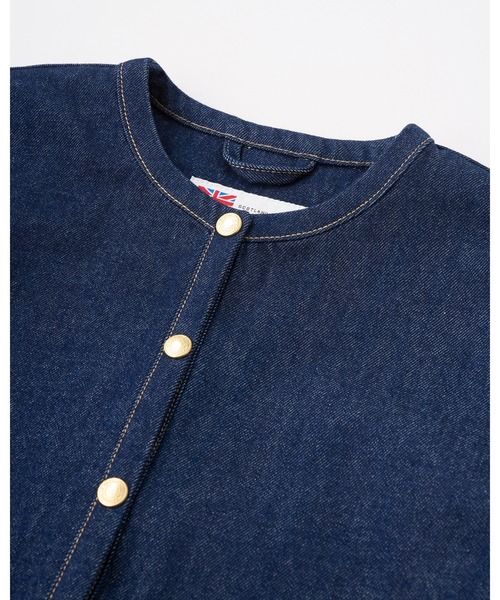 Traditional Weatherwear（トラディショナルウェザーウェア）の「ARKLEY A-LINE DENIM（ブルゾン・レディース・ワンウォッシュ・36/34/32）」の2枚目の写真