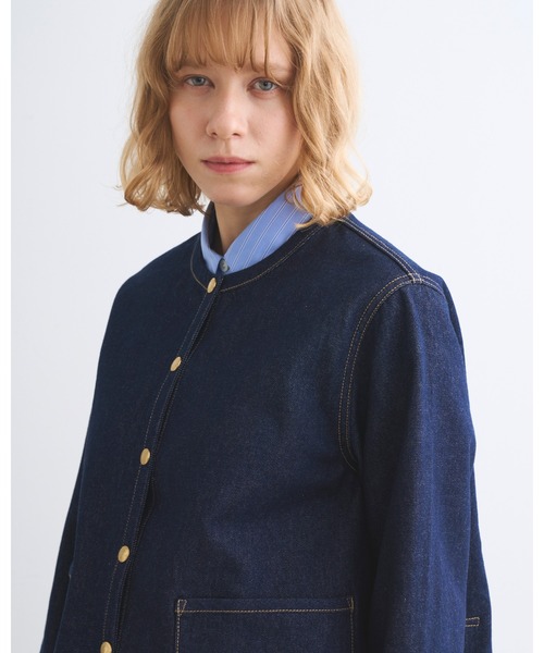 Traditional Weatherwear（トラディショナルウェザーウェア）の「ARKLEY A-LINE DENIM（ブルゾン・レディース・ワンウォッシュ・36/34/32）」の7枚目の写真