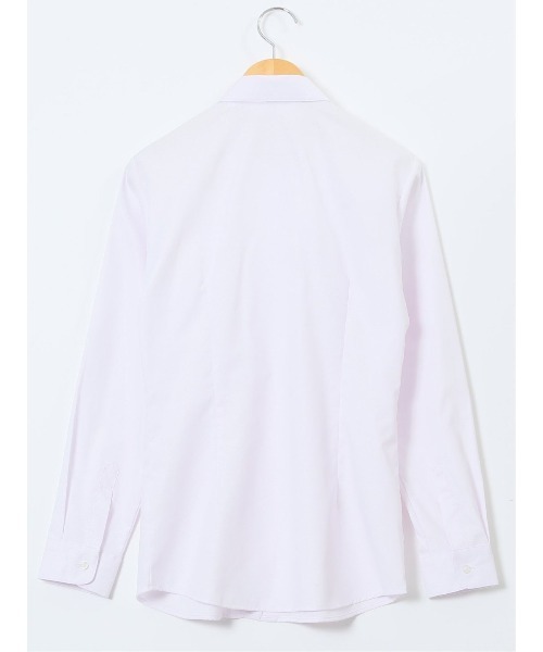 m.f.editorial(エムエフエディトリアル)の「【透け防止 形態安定 UVカット】m.f.エディトリアル レディース リボン脱着 ビジネス ドレス 長袖 ブラウス(ビジネスシャツ・レディース・ホワイト/ピンク系その他/サックスブルー・MEDIUM/LARGE/X-LARGE/S)」の18枚目の写真