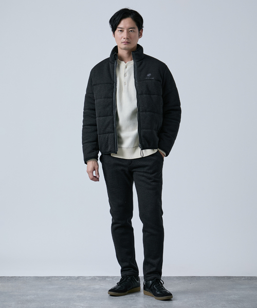 B.C STOCK（ベーセーストック）の「METORO FLEEX リバーシブルブルゾン（ブルゾン・メンズ・ライトグレー/ブラック/ネイビー・MEDIUM/LARGE）」の4枚目の写真