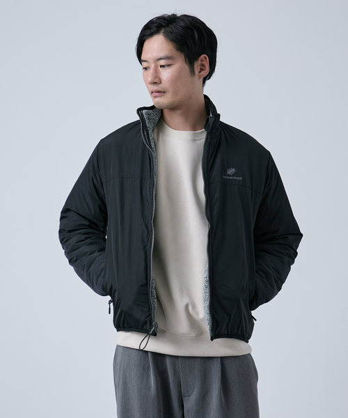 B.C STOCK（ベーセーストック）の「METORO FLEEX リバーシブルブルゾン（ブルゾン・メンズ・ライトグレー/ブラック/ネイビー・MEDIUM/LARGE）」の17枚目の写真