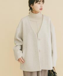 ITEMS URBANRESEARCH | ノーカラーコクーンジャケット(ノーカラージャケット)