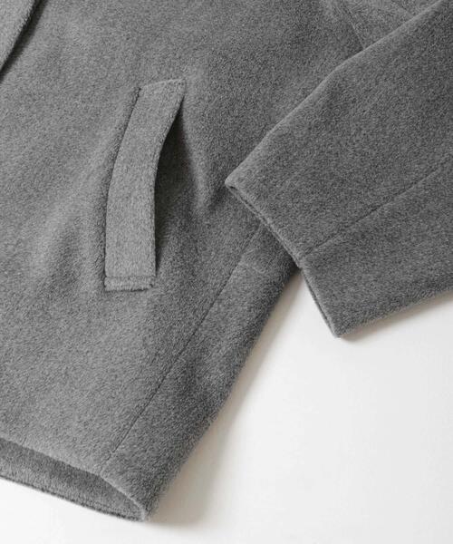 ITEMS URBANRESEARCH（アイテムズ アーバンリサーチ）の「ノーカラーコクーンジャケット（ノーカラージャケット・レディース・グレー/アイボリー・FREE）」の8枚目の写真