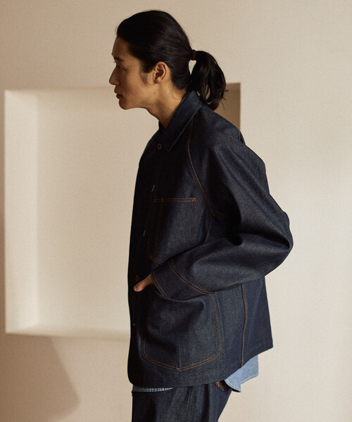 日本製】JAPAN DENIM COVERALL JACKET/ジャパンデニムカバーオール
