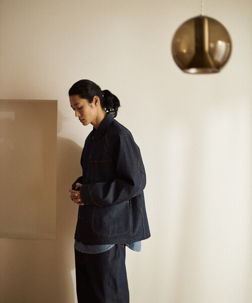 日本製】JAPAN DENIM COVERALL JACKET/ジャパンデニムカバーオール
