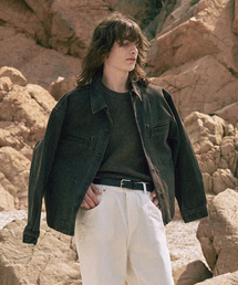 FAKE CAMPER（フェイクキャンパー）の「650g ヘビーツイルピグメントワークジャケット [ブラウン]（デニムジャケット）」