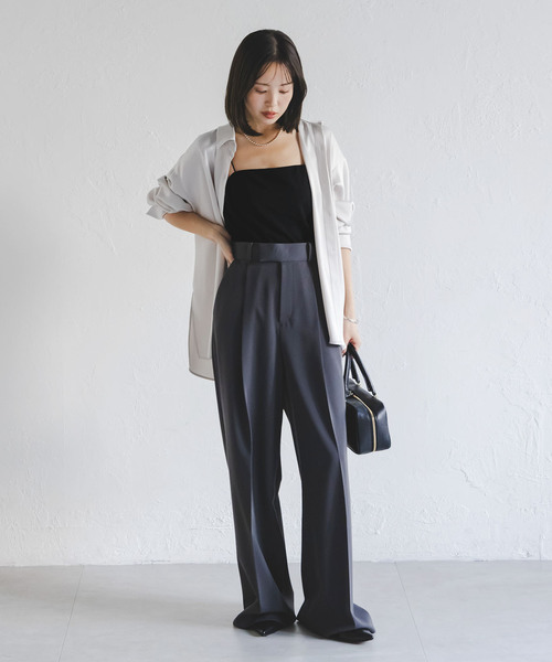 タグ付未使用 NOBLE ノーブル バックラインスイマーキャミ ブラック 黒 バックラインスイマーキャミ（その他アンダーウェア/インナー）｜NOBLE