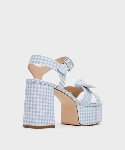 CHARLES & KEITH（チャールズ & キース）の「Anika アニカ ノットボウプラットフォームサンダル（サンダル・レディース・オフホワイト/ライトブルー/ブラック系その他2・25cm/24.5cm/23.5cm/23cm/22cm/25.5cm/22.5cm）」の12枚目の写真