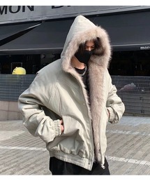 ARCHIVER（アーカイバ）の「【Lp】フェイクファーフードブルゾン（ブルゾン）」