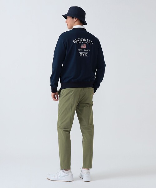 BEAMS GOLF（ビームスゴルフ）の「〈MEN〉 PURPLE LABEL / BROOKLYN ロゴ プルオーバー（吸水速乾・UVカット）（スウェット・メンズ・ネイビー/ホワイト/グレー・MEDIUM/SMALL/X-LARGE/LARGE）」の16枚目の写真
