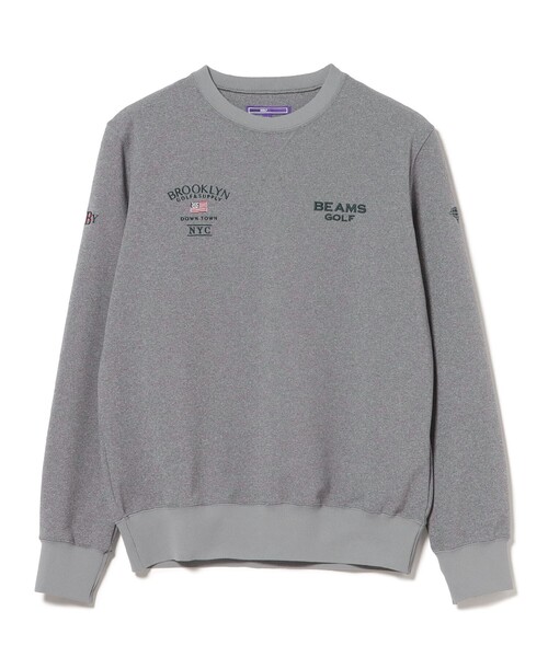 BEAMS GOLF（ビームスゴルフ）の「〈MEN〉 PURPLE LABEL / BROOKLYN ロゴ プルオーバー（吸水速乾・UVカット）（スウェット・メンズ・ネイビー/ホワイト/グレー・MEDIUM/SMALL/X-LARGE/LARGE）」の20枚目の写真
