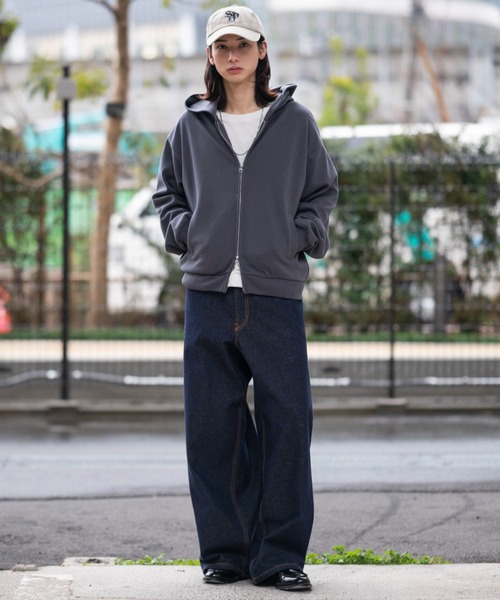 WEGO(ウィゴー)の「WEGO/【26年春新作】ボンディングZIPパーカー(パーカー・メンズ・アッシュグレー/ブラック/チャコール・SMALL/MEDIUM/LARGE)」の13枚目の写真