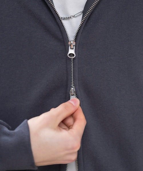 WEGO(ウィゴー)の「WEGO/【26年春新作】ボンディングZIPパーカー(パーカー・メンズ・アッシュグレー/ブラック/チャコール・SMALL/MEDIUM/LARGE)」の16枚目の写真