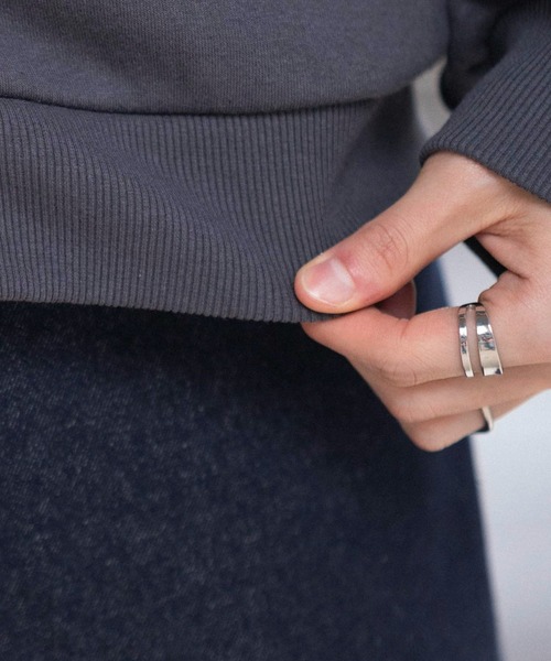 WEGO(ウィゴー)の「WEGO/【26年春新作】ボンディングZIPパーカー(パーカー・メンズ・アッシュグレー/ブラック/チャコール・SMALL/MEDIUM/LARGE)」の18枚目の写真