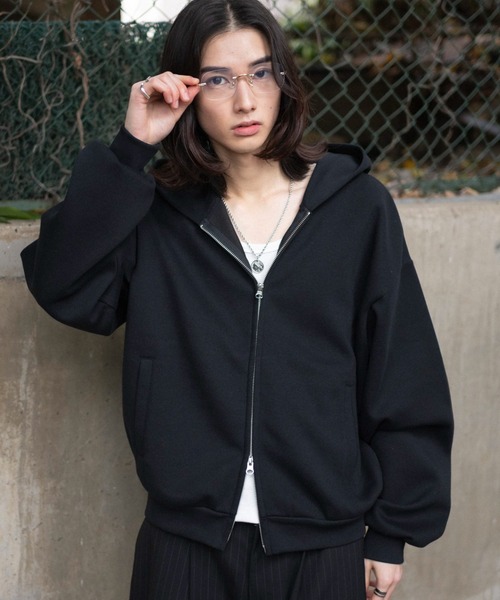 WEGO(ウィゴー)の「WEGO/【26年春新作】ボンディングZIPパーカー(パーカー・メンズ・アッシュグレー/ブラック/チャコール・SMALL/MEDIUM/LARGE)」の22枚目の写真