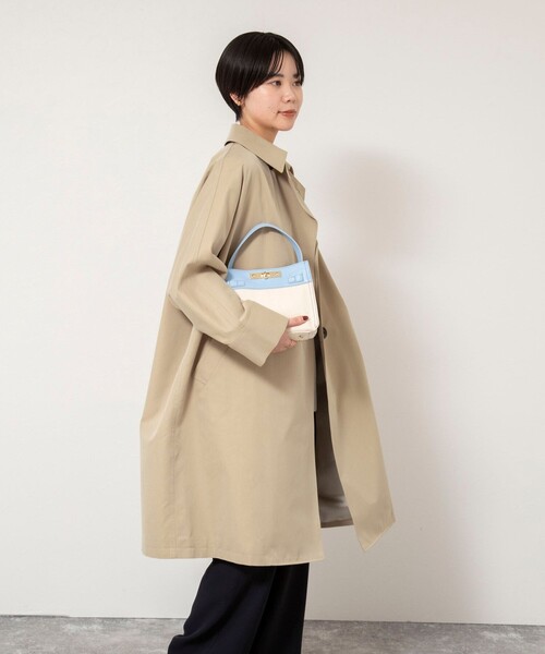 NOLLEY’S Sophi（ノーリーズソフィ）の「【TICCA/ティッカ】テントトレンチコート TBFS-161（トレンチコート・レディース・ベージュ・1）」の2枚目の写真