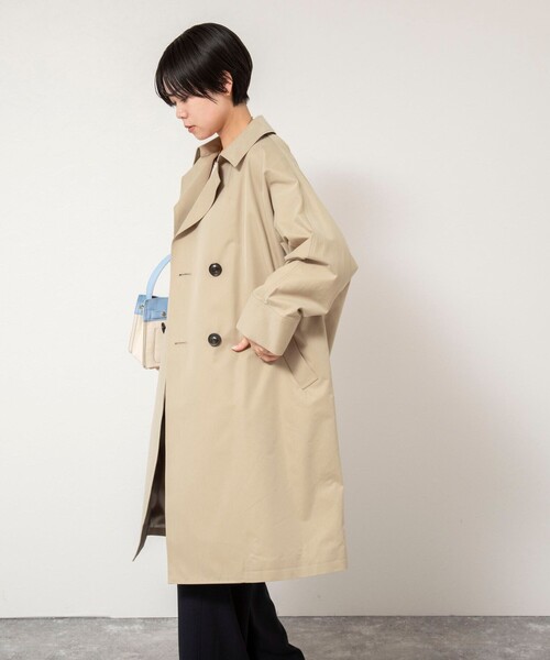 NOLLEY’S Sophi（ノーリーズソフィ）の「【TICCA/ティッカ】テントトレンチコート TBFS-161（トレンチコート・レディース・ベージュ・1）」の4枚目の写真
