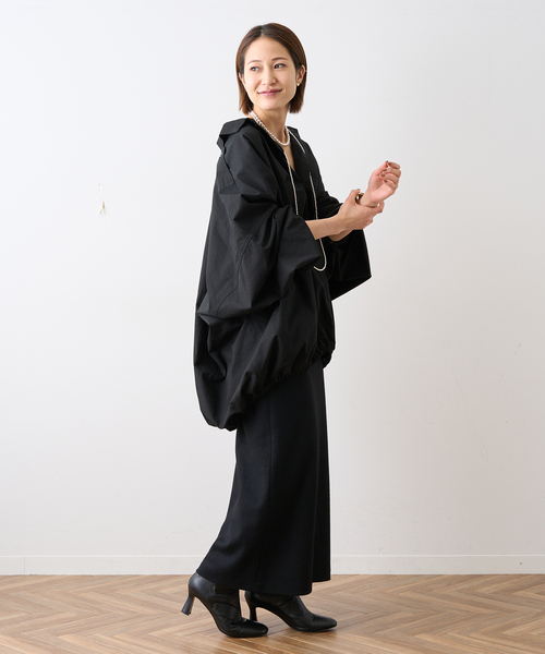 journal standard L'essage（ジャーナルスタンダードレサージュ）の「《追加》別注【ILL ONE EIGHTY/イル ワンエイティ】SLEEPING SMOCK：ブルゾン（その他アウター・レディース・カーキ/ブラック・FREE）」の18枚目の写真