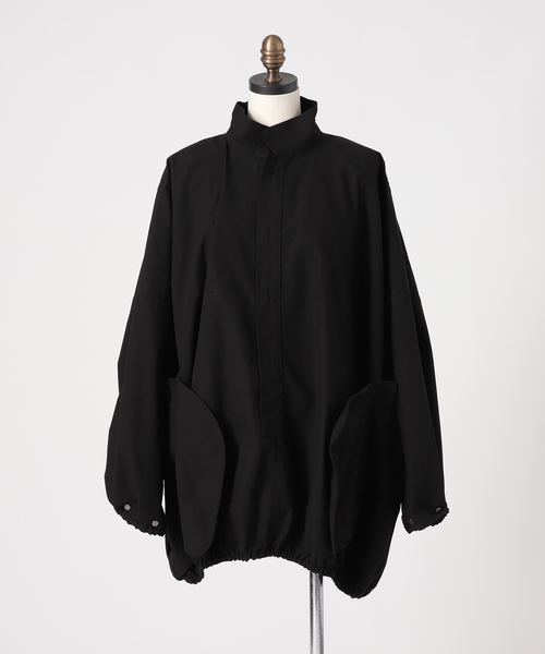 journal standard L'essage（ジャーナルスタンダードレサージュ）の「《追加》別注【ILL ONE EIGHTY/イル ワンエイティ】SLEEPING SMOCK：ブルゾン（その他アウター・レディース・カーキ/ブラック・FREE）」の15枚目の写真