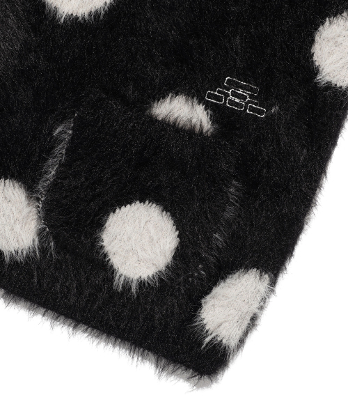 NICE GHOST CLUB(ナイスゴーストクラブ)の「FFATS DOT CARDIGAN_BLACK(NG2EFUK682A)(カーディガン/ボレロ・レディース・ブラック・L/M/S)」の6枚目の写真