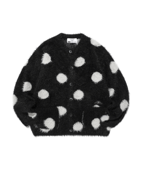 NICE GHOST CLUB(ナイスゴーストクラブ)の「FFATS DOT CARDIGAN_BLACK(NG2EFUK682A)(カーディガン/ボレロ・レディース・ブラック・L/M/S)」の8枚目の写真