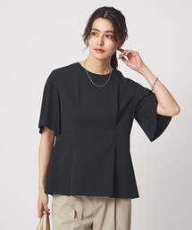 ［size SHORTあり］サラフール タック ブラウス ストレッチ 接触冷感 UVカット