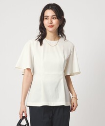 ［size SHORTあり］サラフール タック ブラウス ストレッチ 接触冷感 UVカット