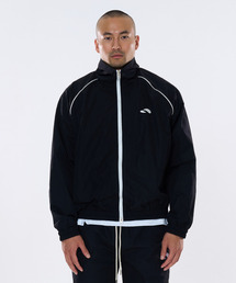 TURTLEBACK（タートルバック）の「クラシックナイロン トラックジャケット (ブラック)（ジャージ）」