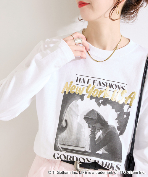 GOOD ROCK SPEED(グッドロックスピード)の「GOOD ROCK SPEED/グッドロックスピード LIFE PICTURE COLLECTION LS(Tシャツ/カットソー・レディース・ホワイト系その他/ホワイト×ホワイト/ホワイト・FREE)」の6枚目の写真
