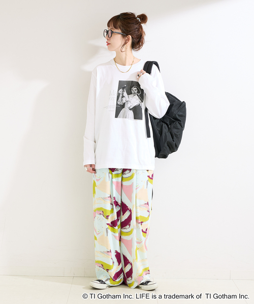 GOOD ROCK SPEED(グッドロックスピード)の「GOOD ROCK SPEED/グッドロックスピード LIFE PICTURE COLLECTION LS(Tシャツ/カットソー・レディース・ホワイト系その他/ホワイト×ホワイト/ホワイト・FREE)」の7枚目の写真
