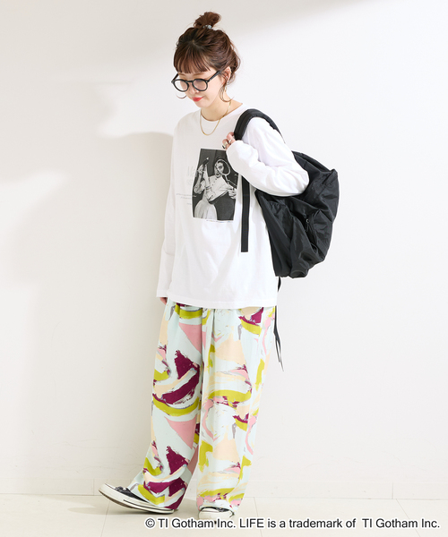 GOOD ROCK SPEED(グッドロックスピード)の「GOOD ROCK SPEED/グッドロックスピード LIFE PICTURE COLLECTION LS(Tシャツ/カットソー・レディース・ホワイト系その他/ホワイト×ホワイト/ホワイト・FREE)」の8枚目の写真