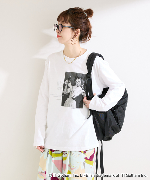 GOOD ROCK SPEED(グッドロックスピード)の「GOOD ROCK SPEED/グッドロックスピード LIFE PICTURE COLLECTION LS(Tシャツ/カットソー・レディース・ホワイト系その他/ホワイト×ホワイト/ホワイト・FREE)」の11枚目の写真