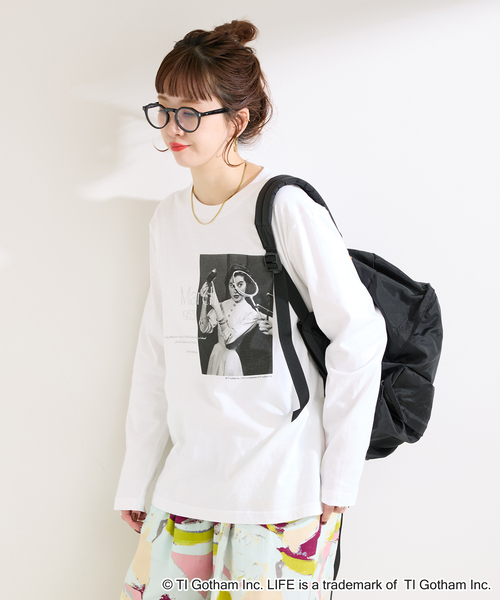GOOD ROCK SPEED(グッドロックスピード)の「GOOD ROCK SPEED/グッドロックスピード LIFE PICTURE COLLECTION LS(Tシャツ/カットソー・レディース・ホワイト系その他/ホワイト×ホワイト/ホワイト・FREE)」の12枚目の写真