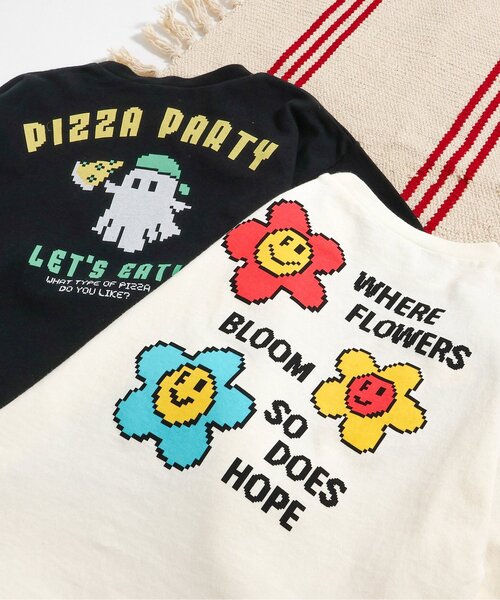 BREEZE（ブリーズ）の「ピクセルアートTシャツ_ジュニア対応（Tシャツ/カットソー・キッズ・ブラック/オフホワイト・140/130/120/110/100/90/80）」の9枚目の写真