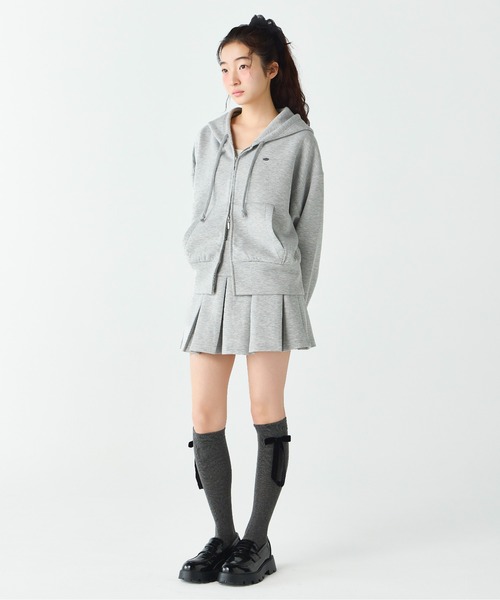 Heather(ヘザー)の「【Philly chocolate×Heather】リボンソックス 647910(ソックス/靴下・レディース・グレー/ブラック・ONE SIZE)」の11枚目の写真