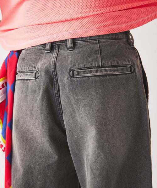 JOURNAL STANDARD relume(ジャーナルスタンダード レリューム)の「クラフトデニム 12oz ワイド デニム スラックス(デニムパンツ・メンズ・ブラックミックス/ブルー/アイボリー・MEDIUM/LARGE)」の6枚目の写真