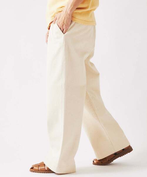 JOURNAL STANDARD relume(ジャーナルスタンダード レリューム)の「クラフトデニム 12oz ワイド デニム スラックス(デニムパンツ・メンズ・ブラックミックス/ブルー/アイボリー・MEDIUM/LARGE)」の11枚目の写真