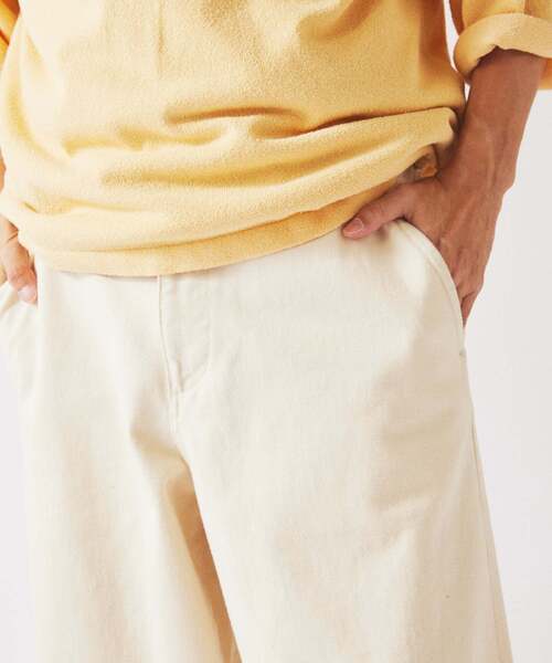 JOURNAL STANDARD relume(ジャーナルスタンダード レリューム)の「クラフトデニム 12oz ワイド デニム スラックス(デニムパンツ・メンズ・ブラックミックス/ブルー/アイボリー・MEDIUM/LARGE)」の12枚目の写真