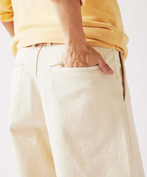 JOURNAL STANDARD relume(ジャーナルスタンダード レリューム)の「クラフトデニム 12oz ワイド デニム スラックス(デニムパンツ・メンズ・ブラックミックス/ブルー/アイボリー・MEDIUM/LARGE)」の13枚目の写真