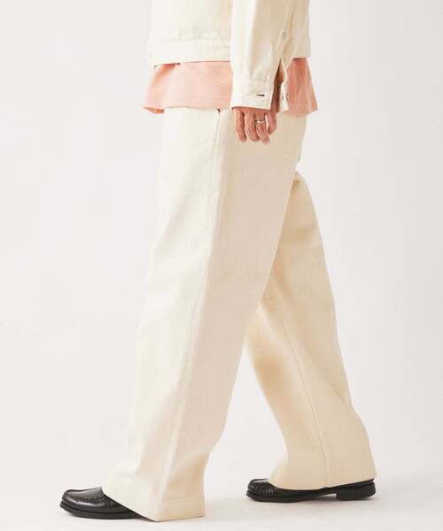 JOURNAL STANDARD relume(ジャーナルスタンダード レリューム)の「クラフトデニム 12oz ワイド デニム スラックス(デニムパンツ・メンズ・ブラックミックス/ブルー/アイボリー・MEDIUM/LARGE)」の18枚目の写真