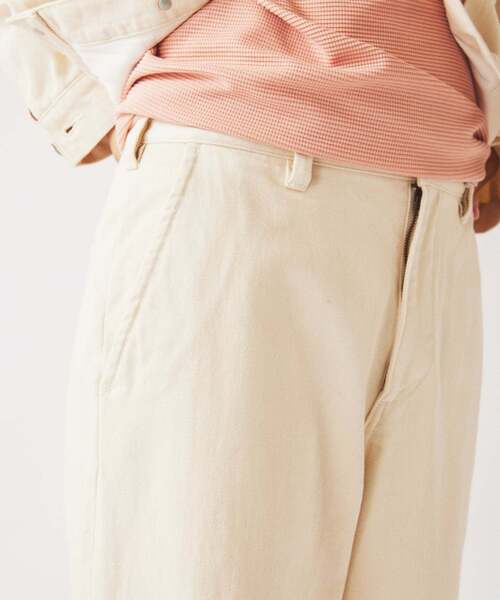 JOURNAL STANDARD relume(ジャーナルスタンダード レリューム)の「クラフトデニム 12oz ワイド デニム スラックス(デニムパンツ・メンズ・ブラックミックス/ブルー/アイボリー・MEDIUM/LARGE)」の20枚目の写真