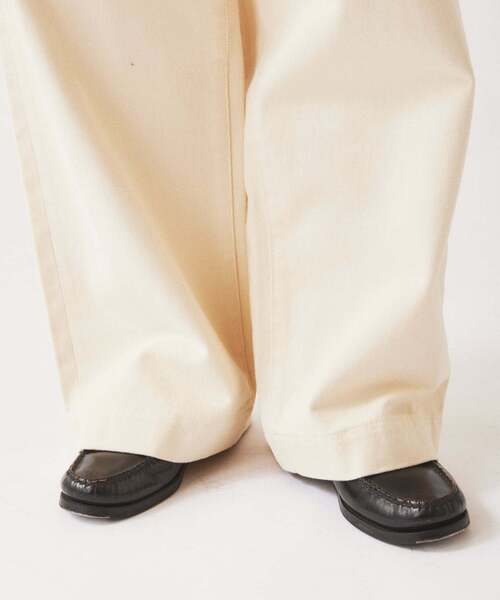 JOURNAL STANDARD relume(ジャーナルスタンダード レリューム)の「クラフトデニム 12oz ワイド デニム スラックス(デニムパンツ・メンズ・ブラックミックス/ブルー/アイボリー・MEDIUM/LARGE)」の22枚目の写真