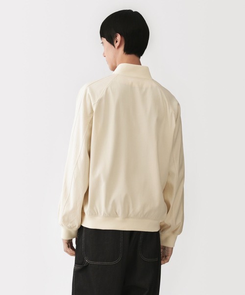 MUJI Labo(ムジラボ)の「〔MUJI Labo〕紳士 レーヨンコットン ショートブルゾン(ブルゾン・メンズ・アイボリー/ブラック/ブラック×ホワイト・M/XL/L/S)」の10枚目の写真