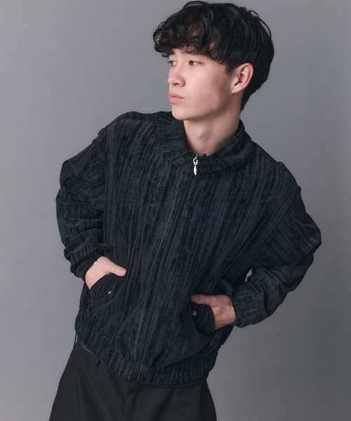 Confirm（コンファーム）の「Crushed Velvet Blouson / クラッシュベルベットブルゾン メンズ レディース ユニセックス（ブルゾン・メンズ・ネイビー/ブラック・S/M/L）」の14枚目の写真