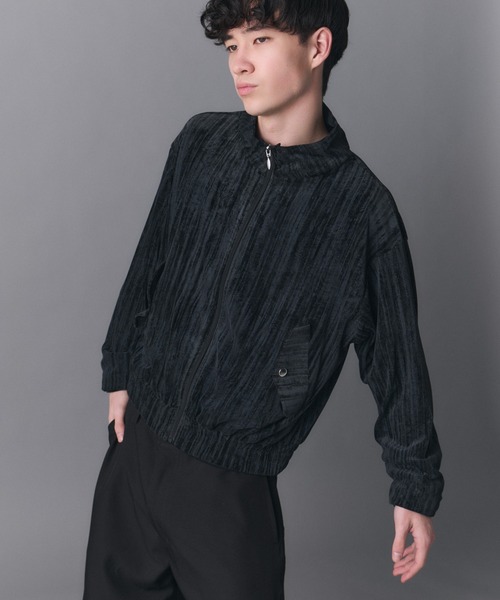 Confirm（コンファーム）の「Crushed Velvet Blouson / クラッシュベルベットブルゾン メンズ レディース ユニセックス（ブルゾン・メンズ・ネイビー/ブラック・S/M/L）」の15枚目の写真