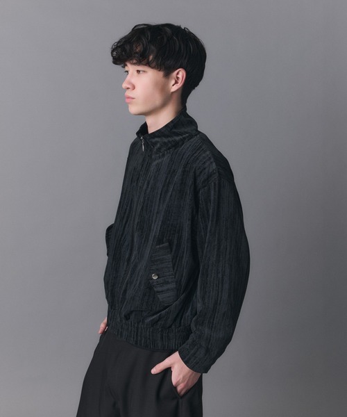 Confirm（コンファーム）の「Crushed Velvet Blouson / クラッシュベルベットブルゾン メンズ レディース ユニセックス（ブルゾン・メンズ・ネイビー/ブラック・S/M/L）」の16枚目の写真