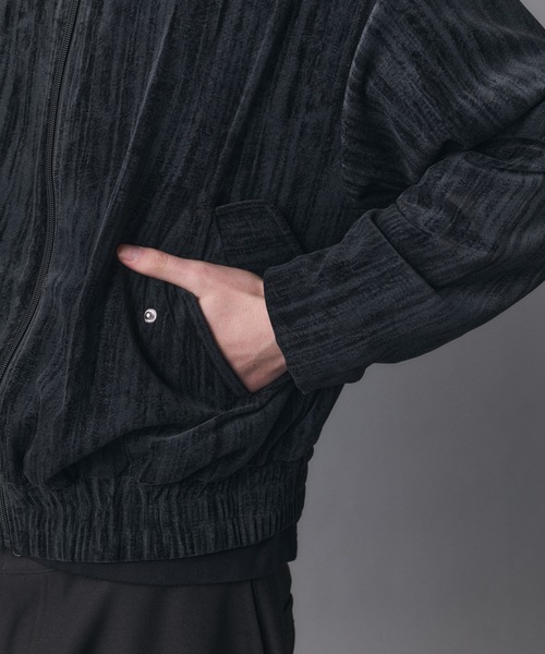 Confirm（コンファーム）の「Crushed Velvet Blouson / クラッシュベルベットブルゾン メンズ レディース ユニセックス（ブルゾン・メンズ・ネイビー/ブラック・S/M/L）」の20枚目の写真