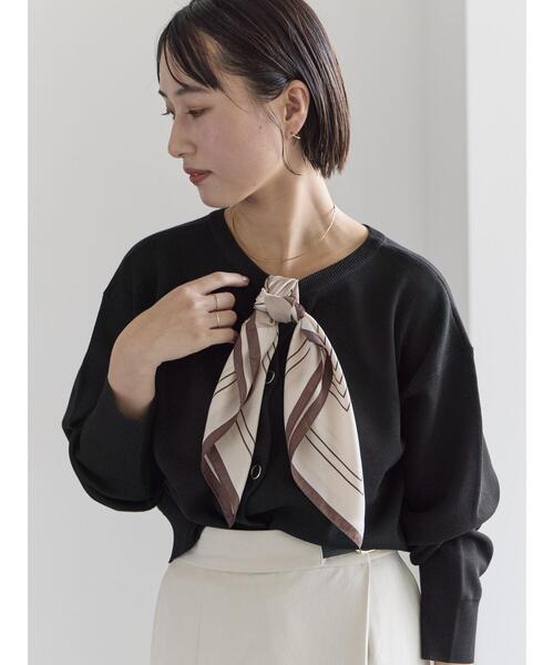 Te chichi（テチチ）の「幾何柄シルクスカーフ（ネックレス・レディース・ベージュ/イエロー/ブルー・F）」の12枚目の写真