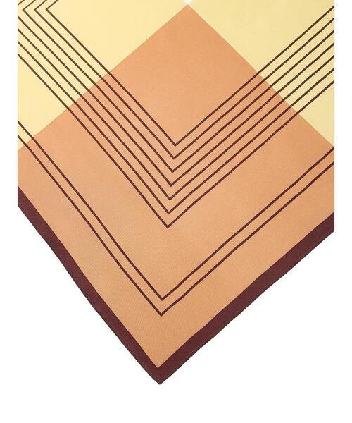 Te chichi（テチチ）の「幾何柄シルクスカーフ（ネックレス・レディース・ベージュ/イエロー/ブルー・F）」の15枚目の写真